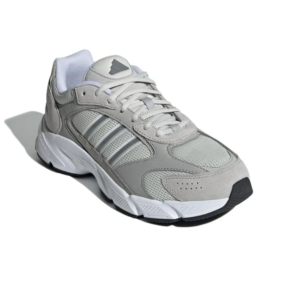 حذاء Adidas CRAZYCHAOS 2000 مريح Joker مقاوم للانزلاق ومقاوم للاهتراء، حذاء كاجوال منخفض الارتفاع للنساء باللون الرمادي