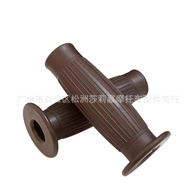 Vintage Rubber Motorcycle Handlebar Grip 7/8\