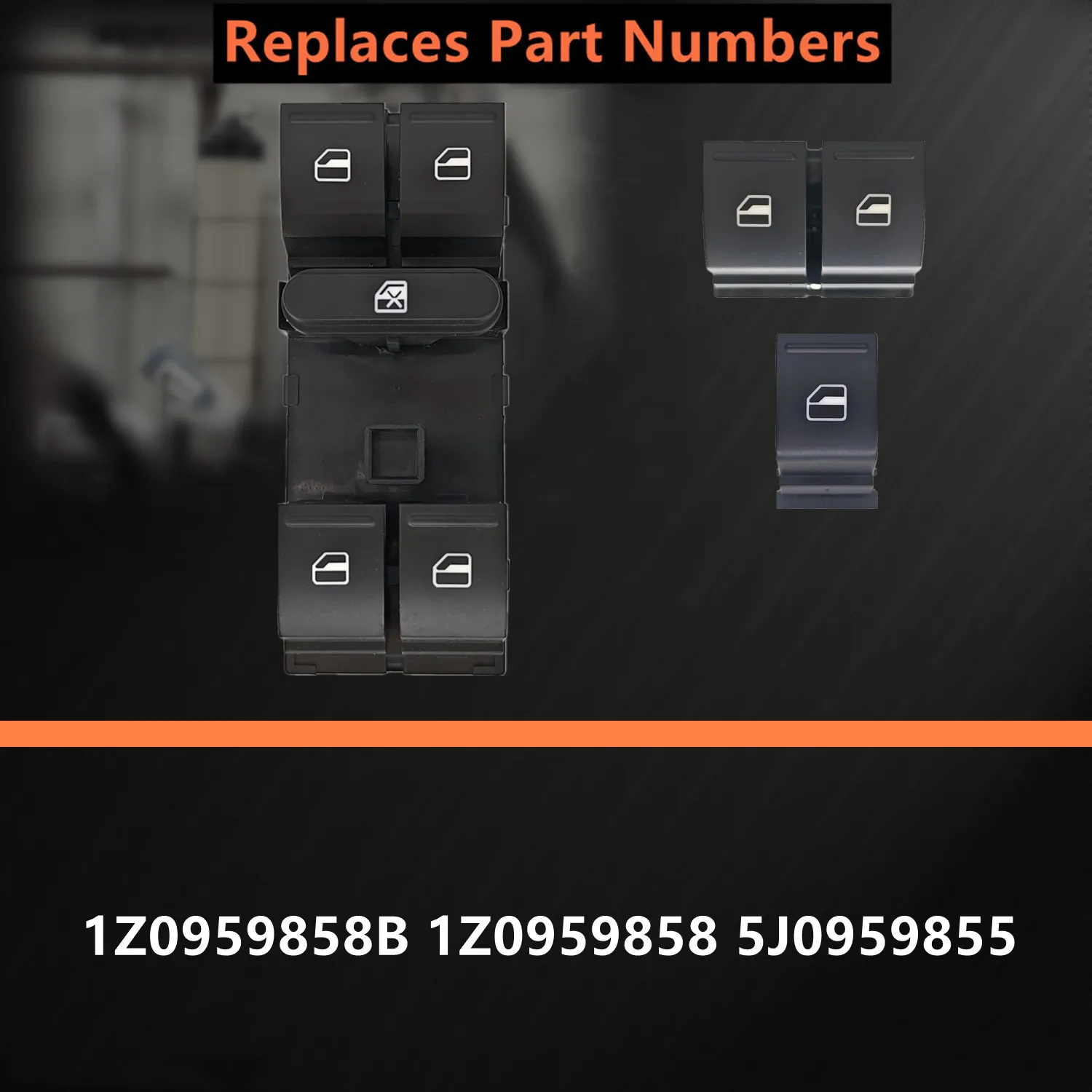 مفتاح نافذة الطاقة الكهربائية الأخضر صالح لسكودا فابيا 2 اوكتافيا 1Z رومستر 2006 - 2015 1Z0959858B 1Z0959858 5J0959855 #3