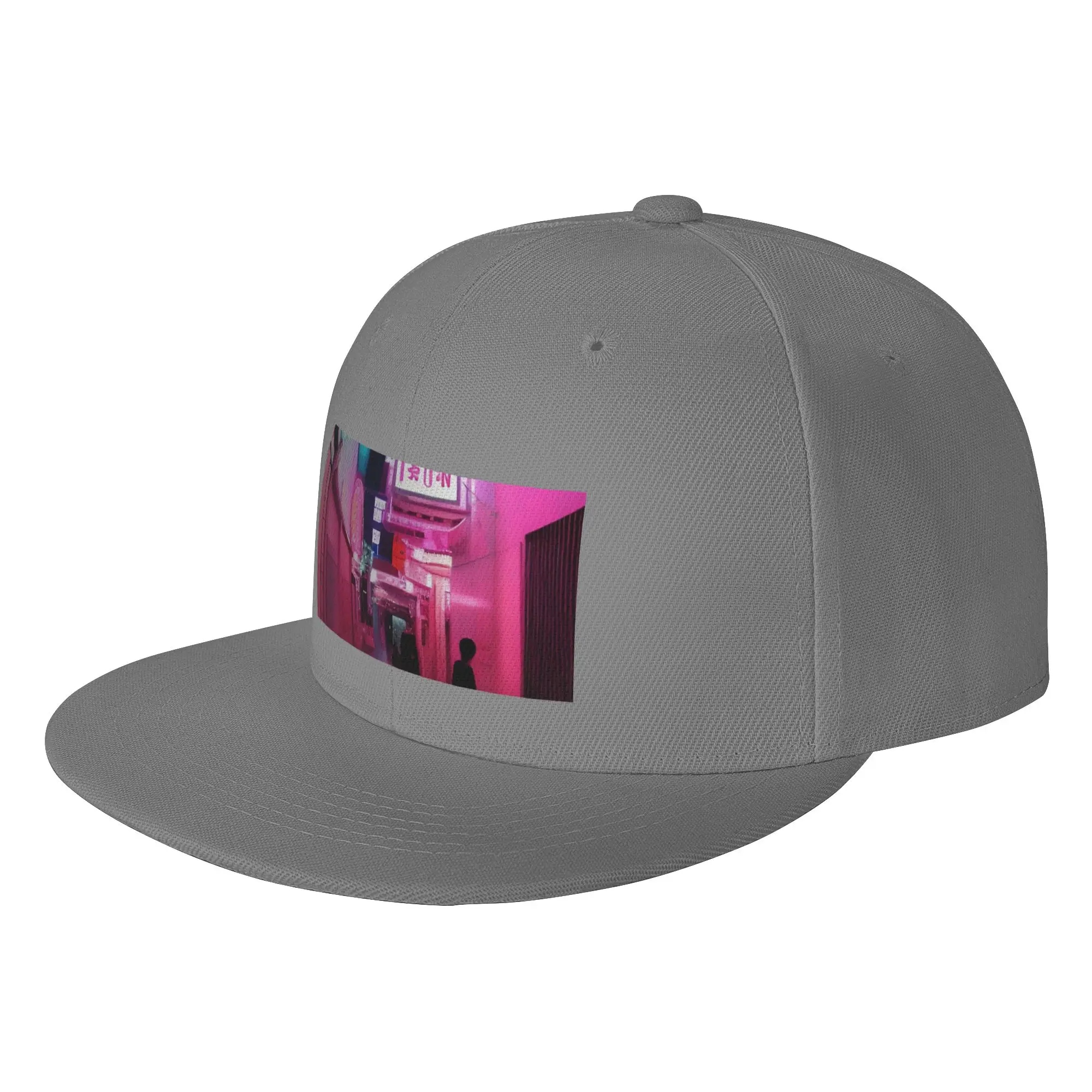 Fashion Tokyo Alley Pink Flat Brim Sun Hat  Snapback Hat