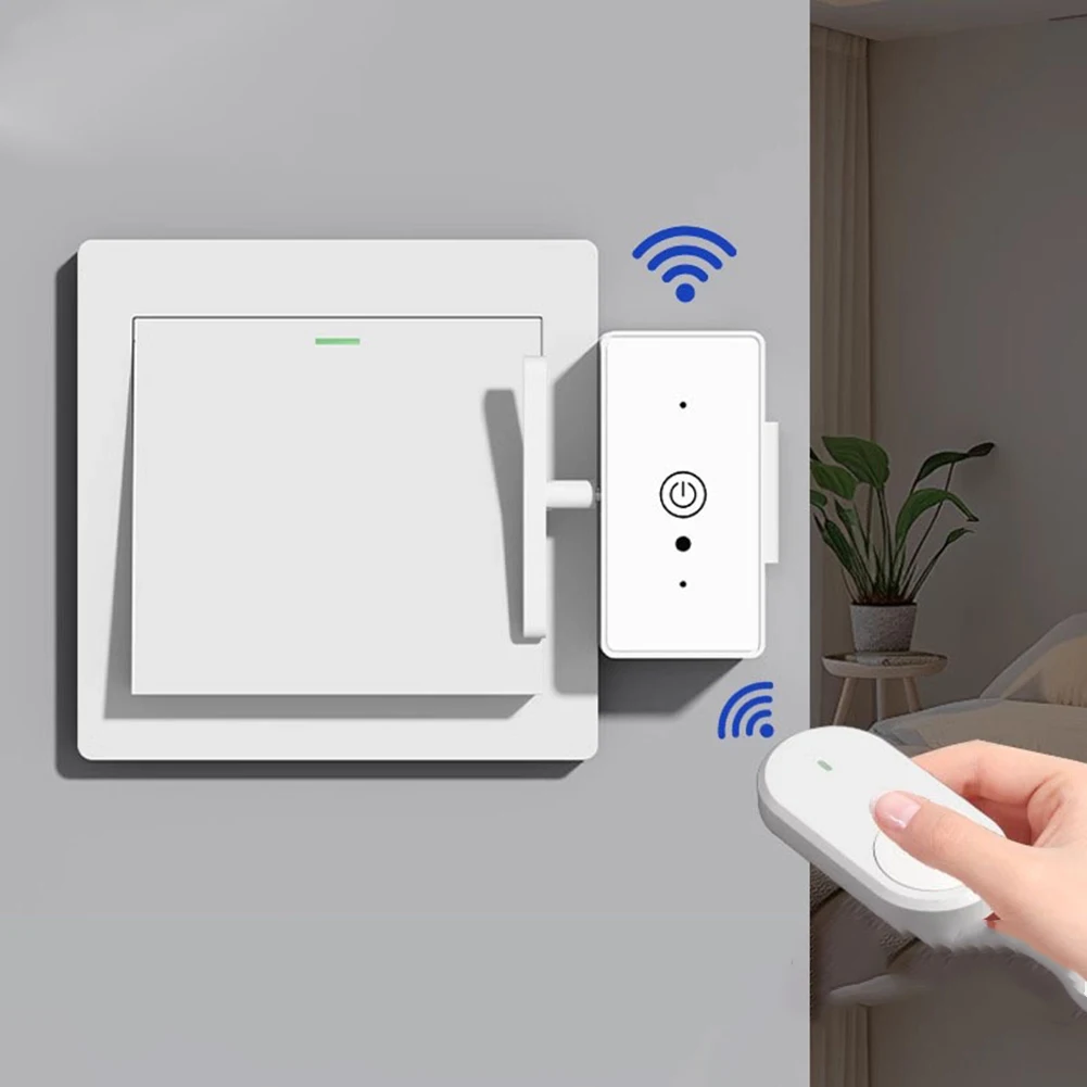 16-20m For Home Automation Home Controller Remote Switch Bedroom Use Home Lighting White Works Through Walls ABS Material