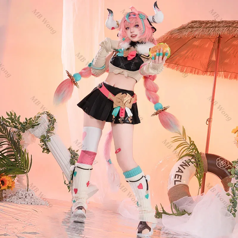 

CyGame Genshin Impact Varesa костюмы для косплея парик обувь Baresa Varesa косплей форма для Хэллоуина наряд для вечеринки для взрослых женщин и мужчин