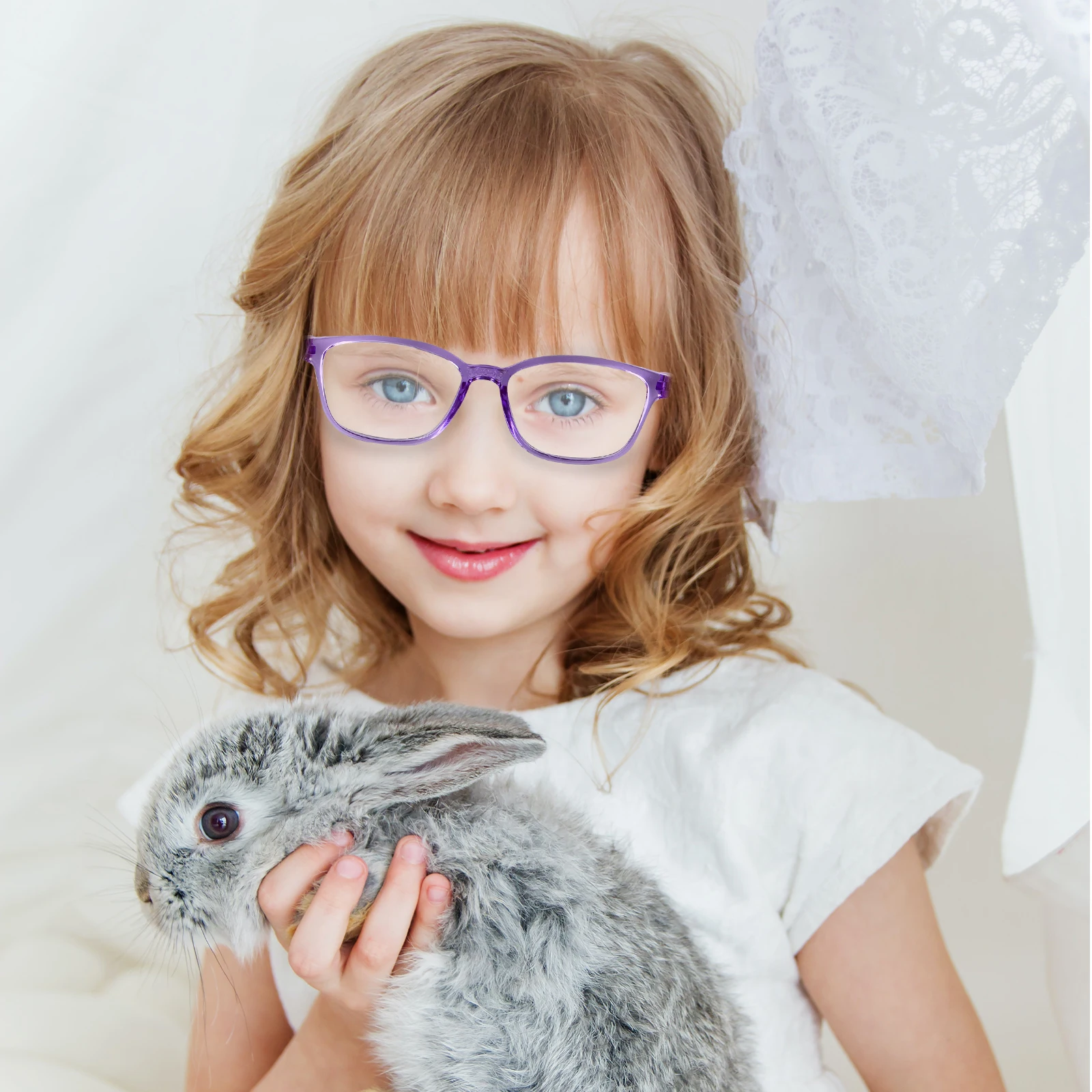 

Children Blue Light Blocking Glasses TR90 UV Protective Kids Eyewear Daily Use Portable Foldable Computer Glasses Gaming Phone