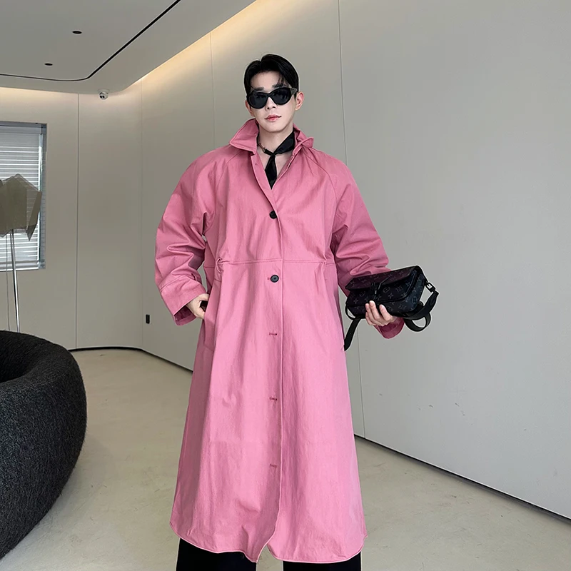 

Модное осенне-зимнее длинное приталенное пальто с одной пуговицей, гибким дизайном из алюминиевой проволоки, женская стильная верхняя одежда