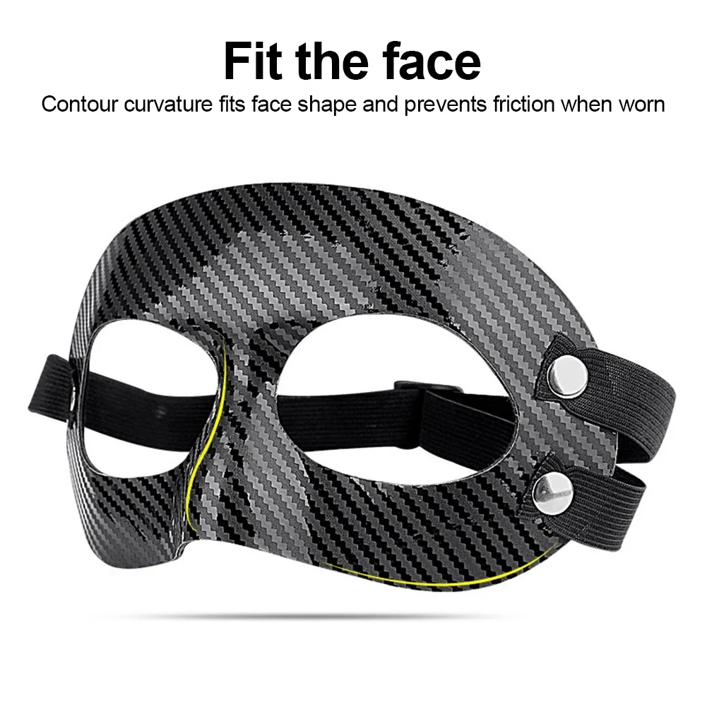 Basketball Football Mask Elastic Strap Protective Facial Cover Face Mask Football Nose Guard Shield Mask for Sports Accessories