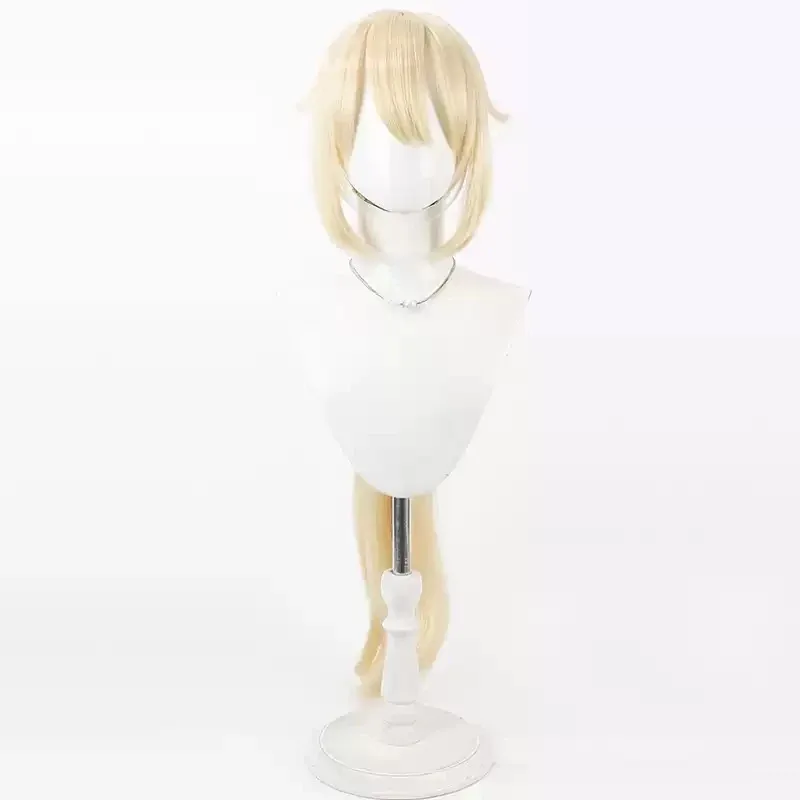 

2025 aaa Nikke: Goddess of Victory Guillotine Косплей Парик 90 см Длинный Светлый Хвост Термостойкие Синтетические Волосы Хэллоуин Карна