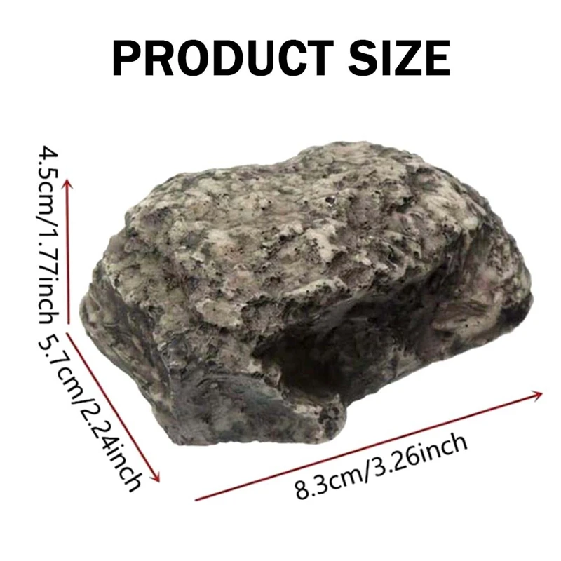 4PCS Spare-Key Rock - Looks & Feels Like Real Stone - Safe For Outdoor Garden Or Yard, Key Hider Box