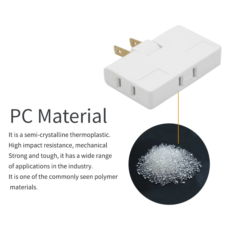America Janpan แคนาดาประเทศไทย US Power ปลั๊กตัวแปลง3 In 1แปลงชาร์จอัจฉริยะน้ำหนักเบาปลั๊ก