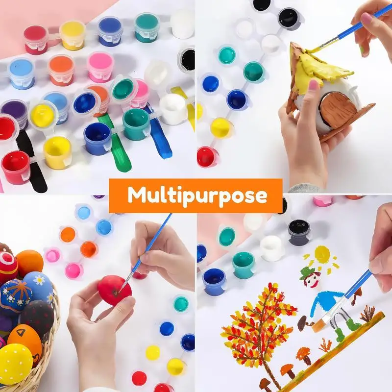 Washable Reusable Art Brush Set 6