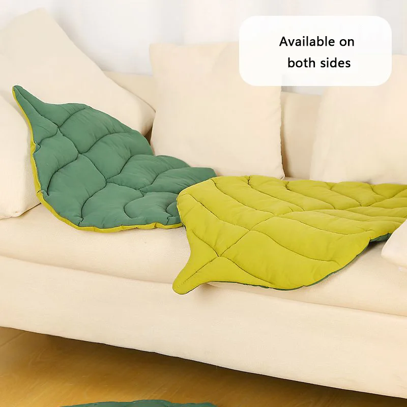 Leaf Pet Cushion For Cats To Sleep In Winter Dog Sleeping Cushion For Autumn And Winter To Keep Warm And Prevent Freezing