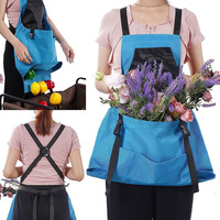 Garden Work Outdoor Activities 26*15*5 Gardening Harvesting Bag Adjustable Gardening Apron Fading Resistant Design