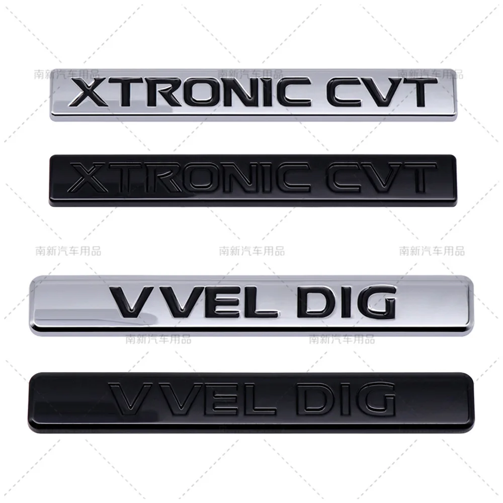 

Applies to the new Nissan Patrol VVEL DIG emblem tail badge XTRONIC CVT decorative sticker car sticker emblem