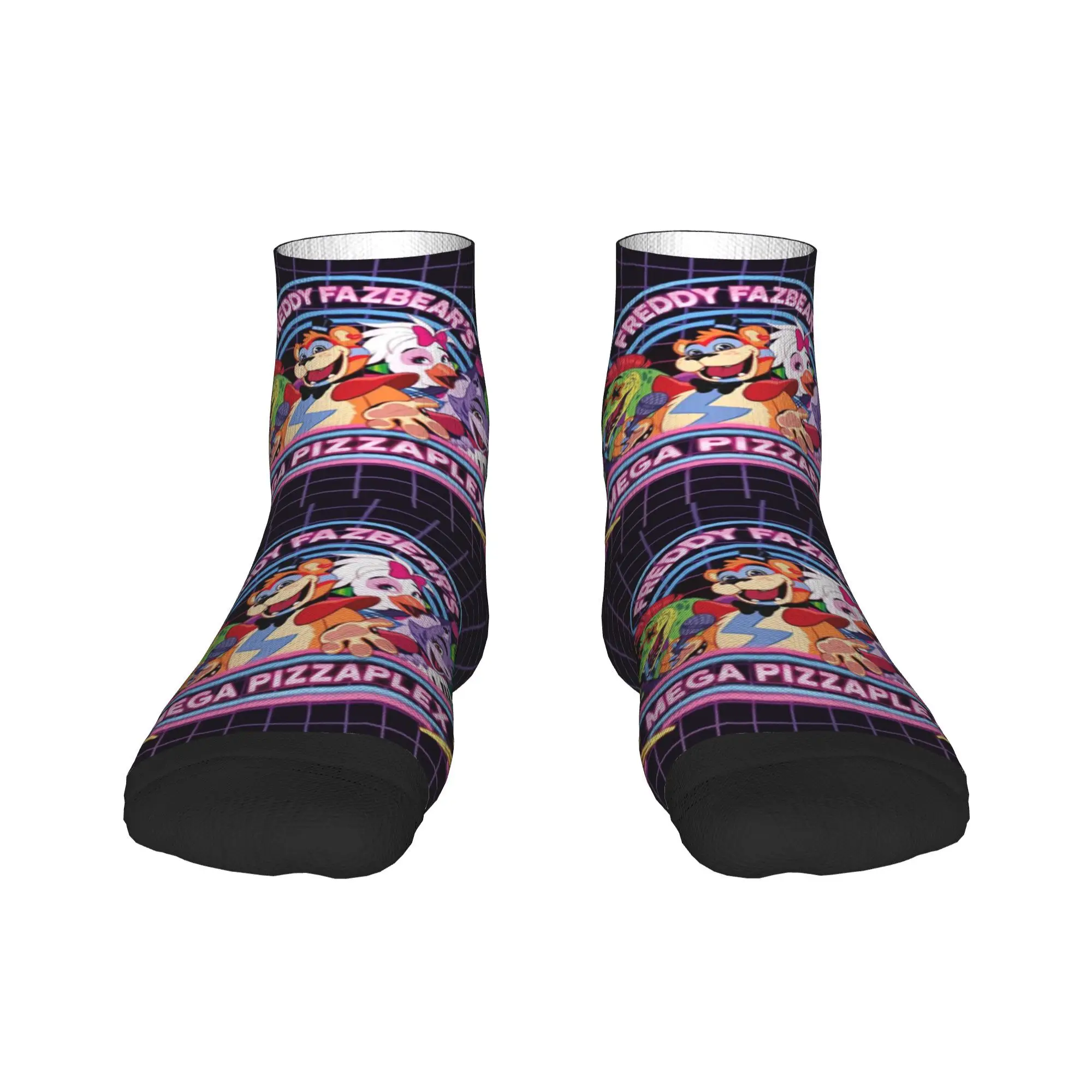 

Носки FNAF Security Breach, чулки высокого качества в стиле Харадзюку, всесезонные носки, аксессуары для подарков унисекс