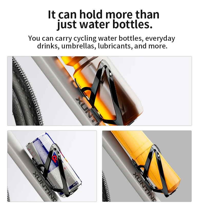 Xunting MTB Ultralight Aluminum Alloy Bicycle Water Bottle Cage For Mountain Road Bike Cycling Bottle Holder Bicycle Accessories