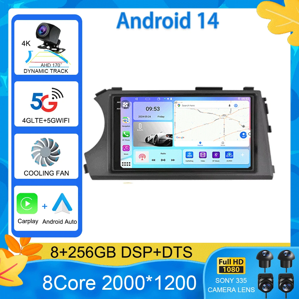 

Android 14 For Ssangyong Kyron Actyon 2005 2006 2007 2008 2009 2010-2013 Car Radio Carplay GPS Bluetooth Multimedia Player Auto