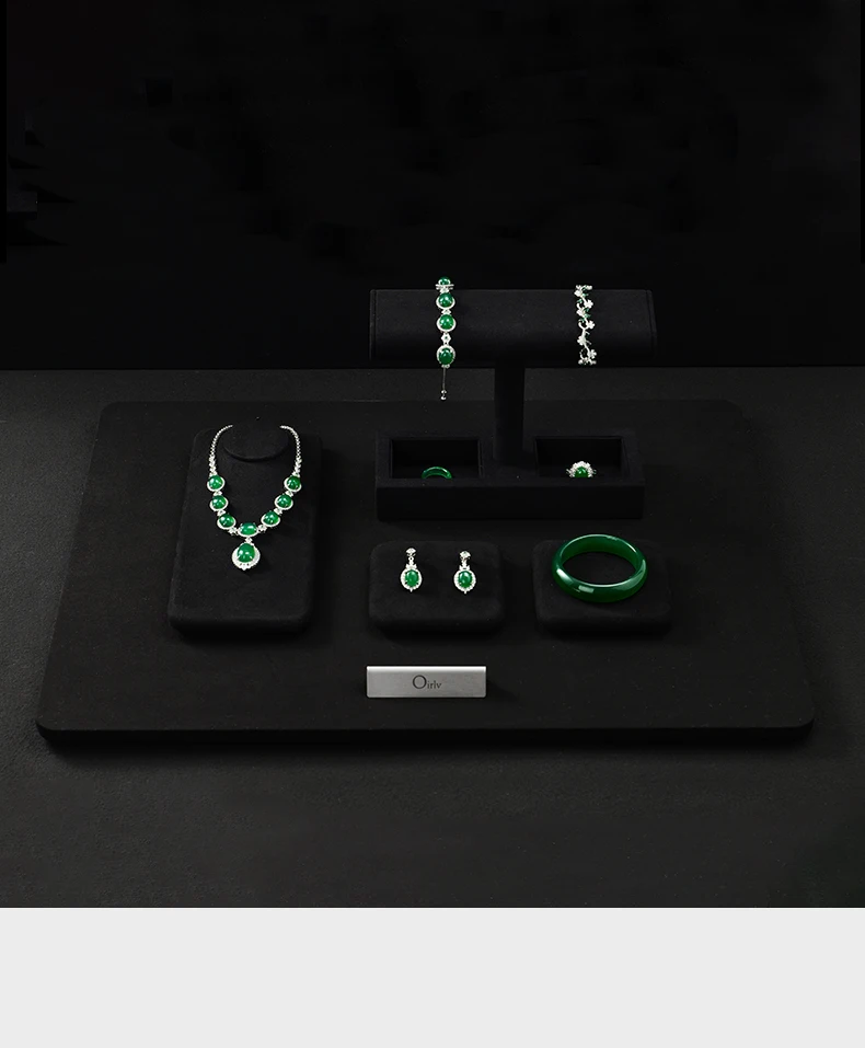 Oirlv Hochwertiger Uhrenständer Schmuck-Organizer Ring Ohrring Armband Aufbewahrungsregal für Zuhause Schreibtisch Theke Uhren-Präsentationsständer – Detail 10