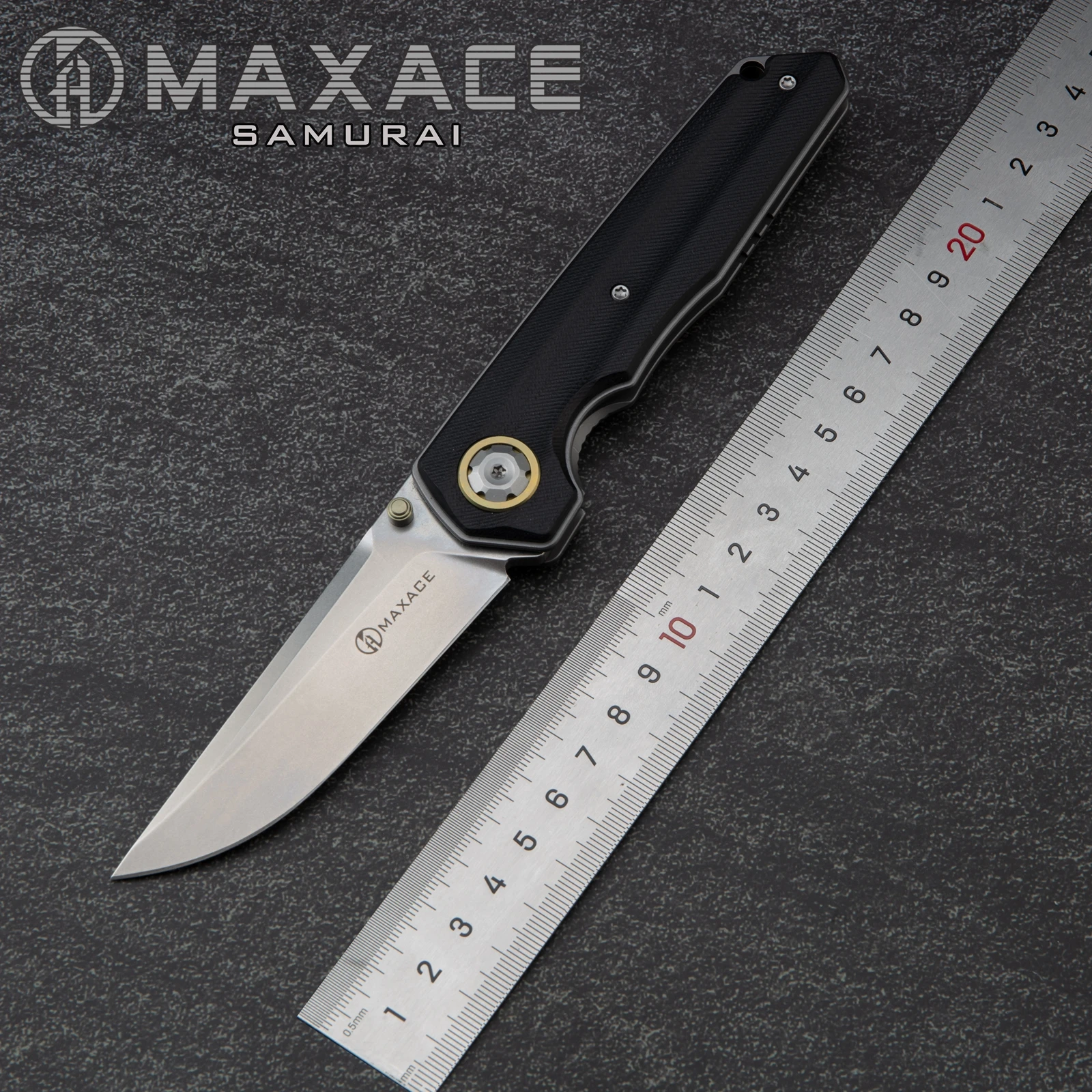 Maxaceknife Samurai Folding knife Outdoor pocket knife Folding knife Wilderness camping portable outdoor fruit  knife Cutting