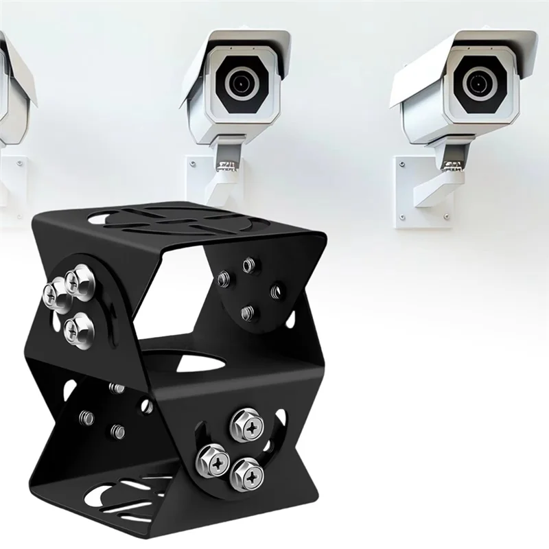 

ABKN-Universal Security Camera Joint Mount Duty Easy Installation Camera Holder Metal Base For Indoor Outdoor Household Hotel
