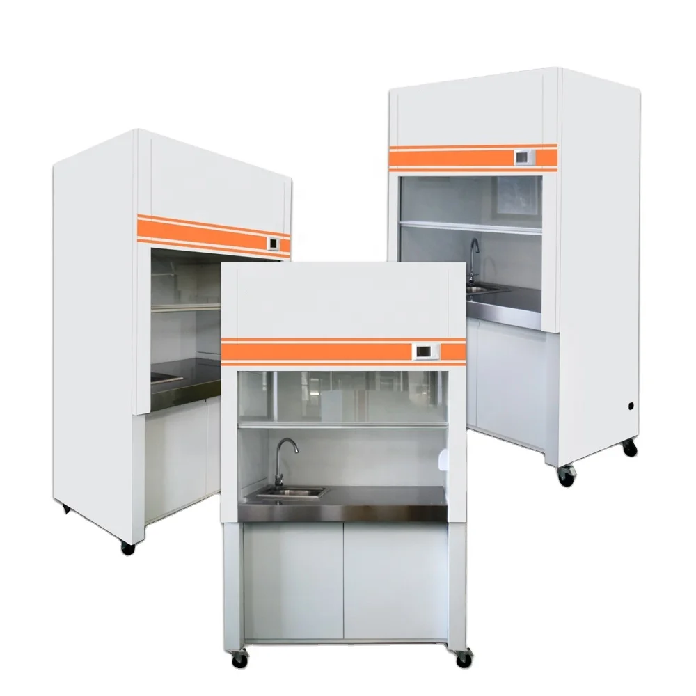 

Laboratory Furniture Chemical Resistant Exhaust Fume Hood Cabinet For Hospital Clinical School Lab