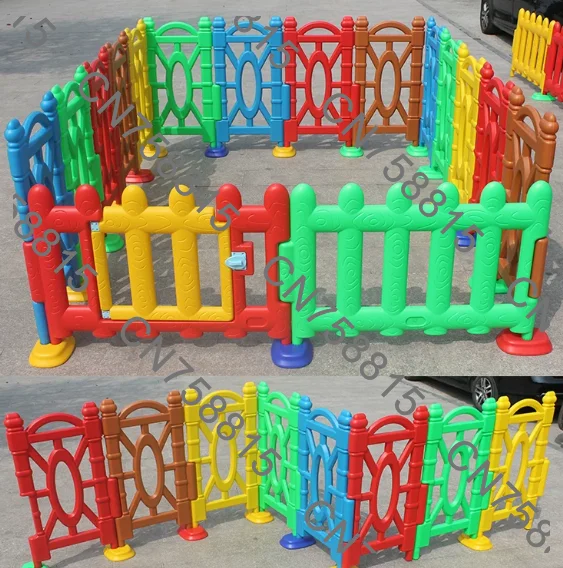 Children's Railing Children's Guardrail Kindergarten Fence Outdoor，Amusement Park Multi-angle Fence Plastic Game Fence