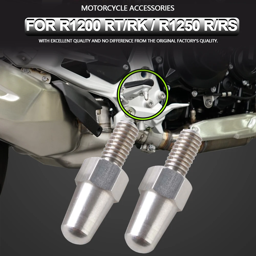 

Motorcycle Front Pedal Probe CNC Screw Accessories for BMW S1000RR R1200RT R1200RK K1600B F800GT R1250R R1250RS F900R F900XR