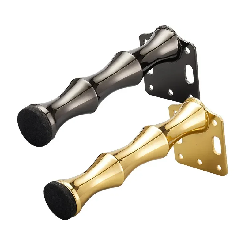 4Pcs 16/19cm Metal Furniture Legs Light Luxury Sofa Legs Bamboo Feet Bedside Table Legs Furniture Legs Home DIY Sofa Leg