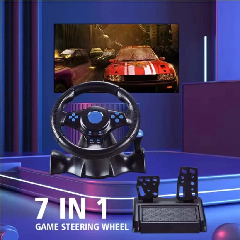 Racing Game Steering Wheel Suction Cup Fixed Gaming Controller Compatible For Switch Xbox Ps4 Ps3 Ps2 Pc Racing Game Accessory