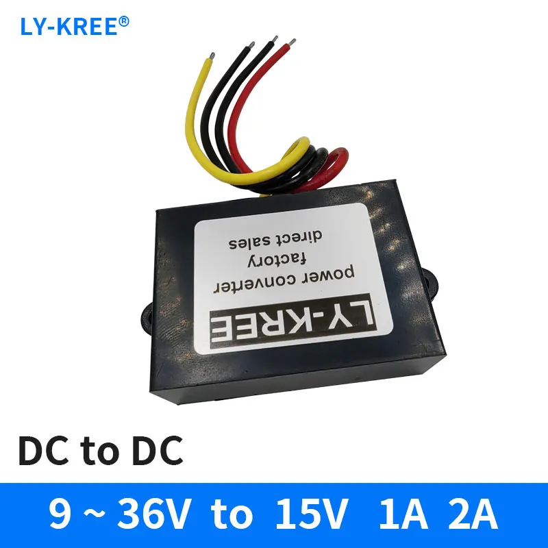 9V~36V to 15V Converter DC to DC Voltage Stabilizing Module Automatic Pressure Rise and Fall Stabilized Power Supply Module