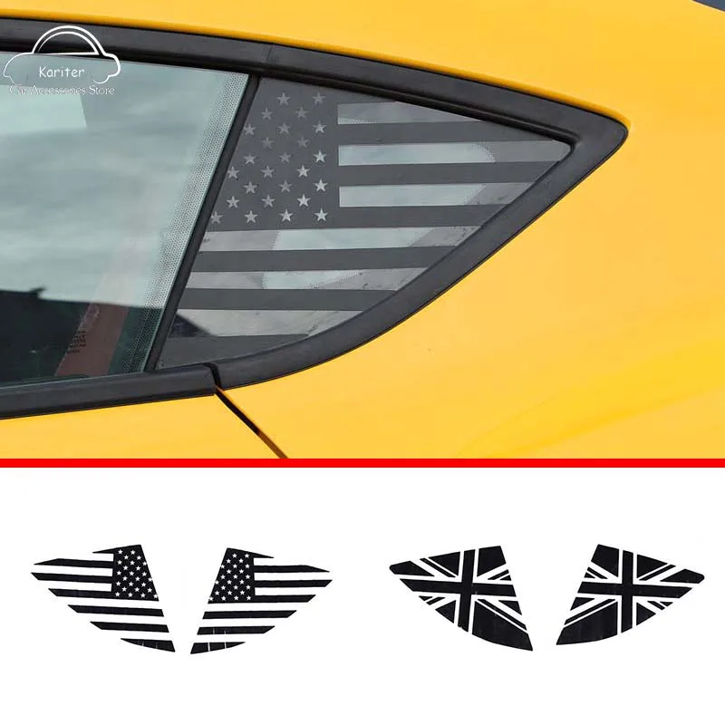 

For Toyota Supra MK5 A90 2019-2022 PVC Car Rear Triangle Window Decoration Sticker Car Exterior Modification Accessories