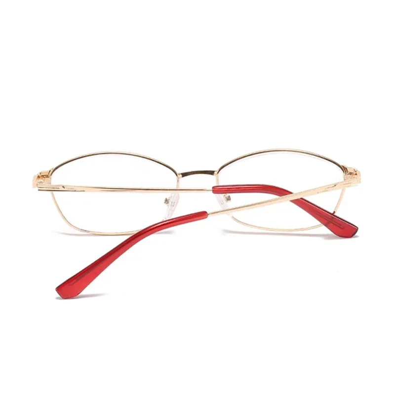 Women Blue Light Proof Reading Glasses Prescription +100 to +400 Upscale Anti-radiation Hyperopia Presbyopic Spectacles R510