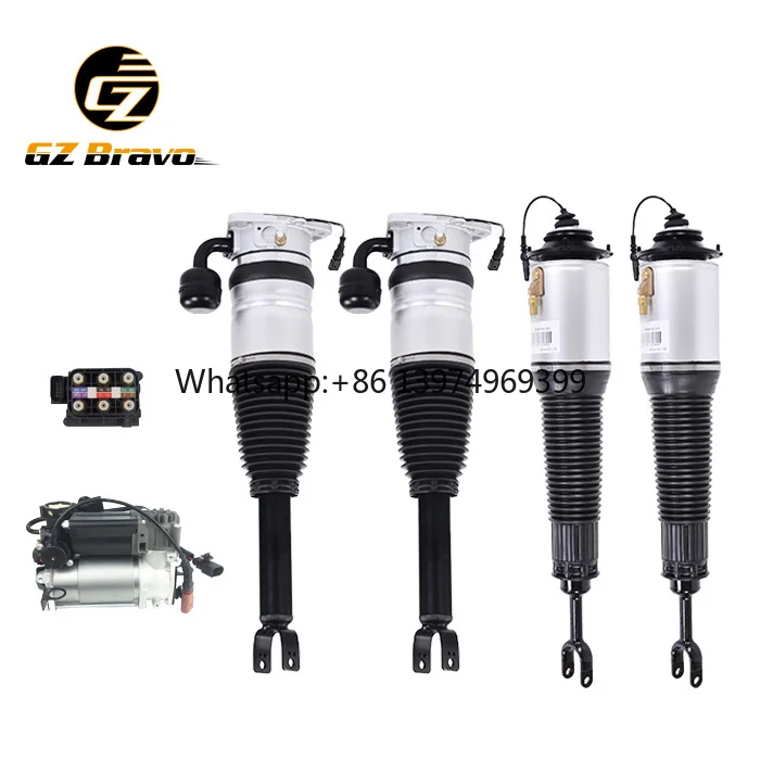 Front Airmatic Suspension Shock Absorber Strut for Audi A8 D3 4E Air Damping Left/Right 4E0616039AF 4E0616040AF New High Quality