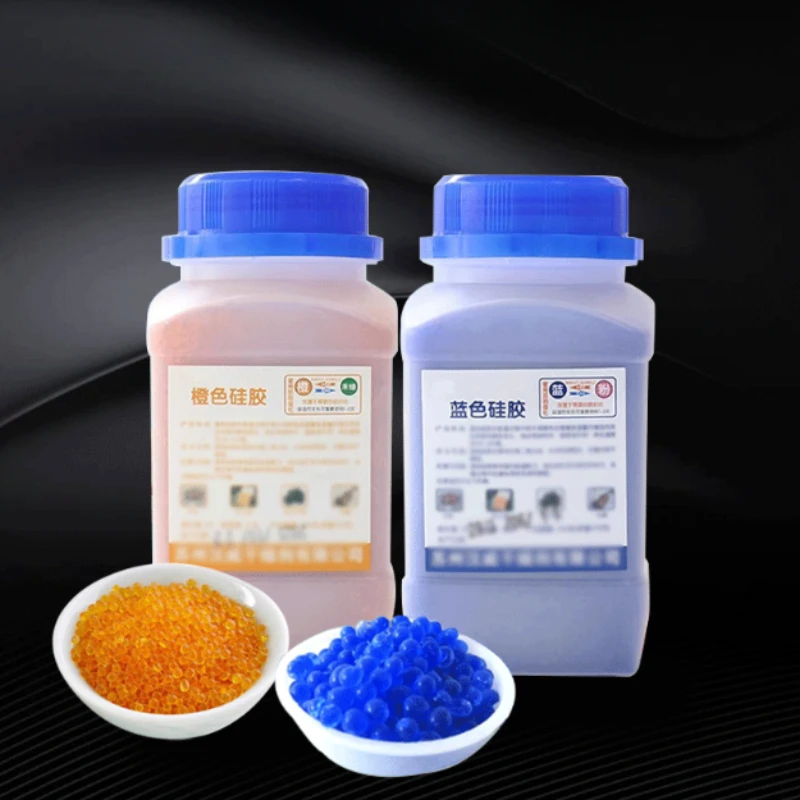 500g Waterproof packaging bule orange Reusable Silica Gel Beads Moisture Absorber Desiccant Moisture Absorber Dehumidifier