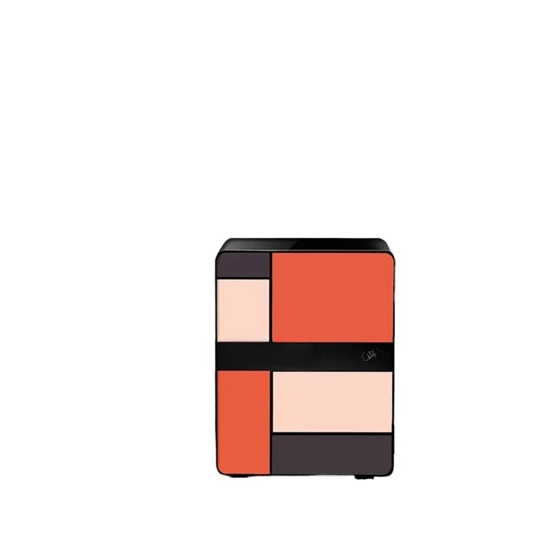 

Импортный огнестойкий красный сейф, бытовой пароль от отпечатков пальцев, офисная маленькая коробка для пароля