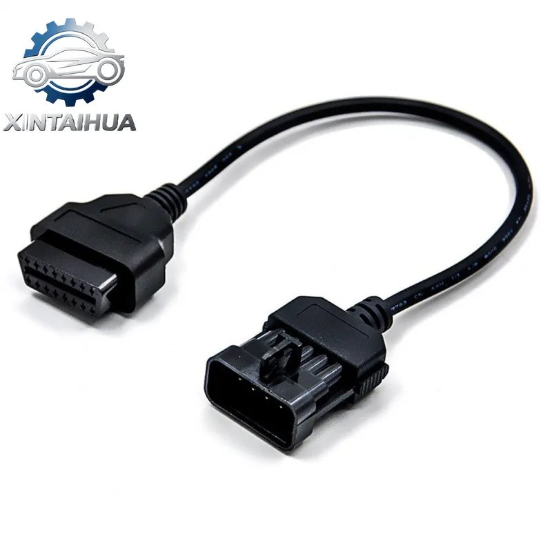 10Pin OBDII Extension Cable For Opel Works For Opel OPCOM Diagnostic Adapter For Opel 10 Pin to OBDII 16 Pin Female