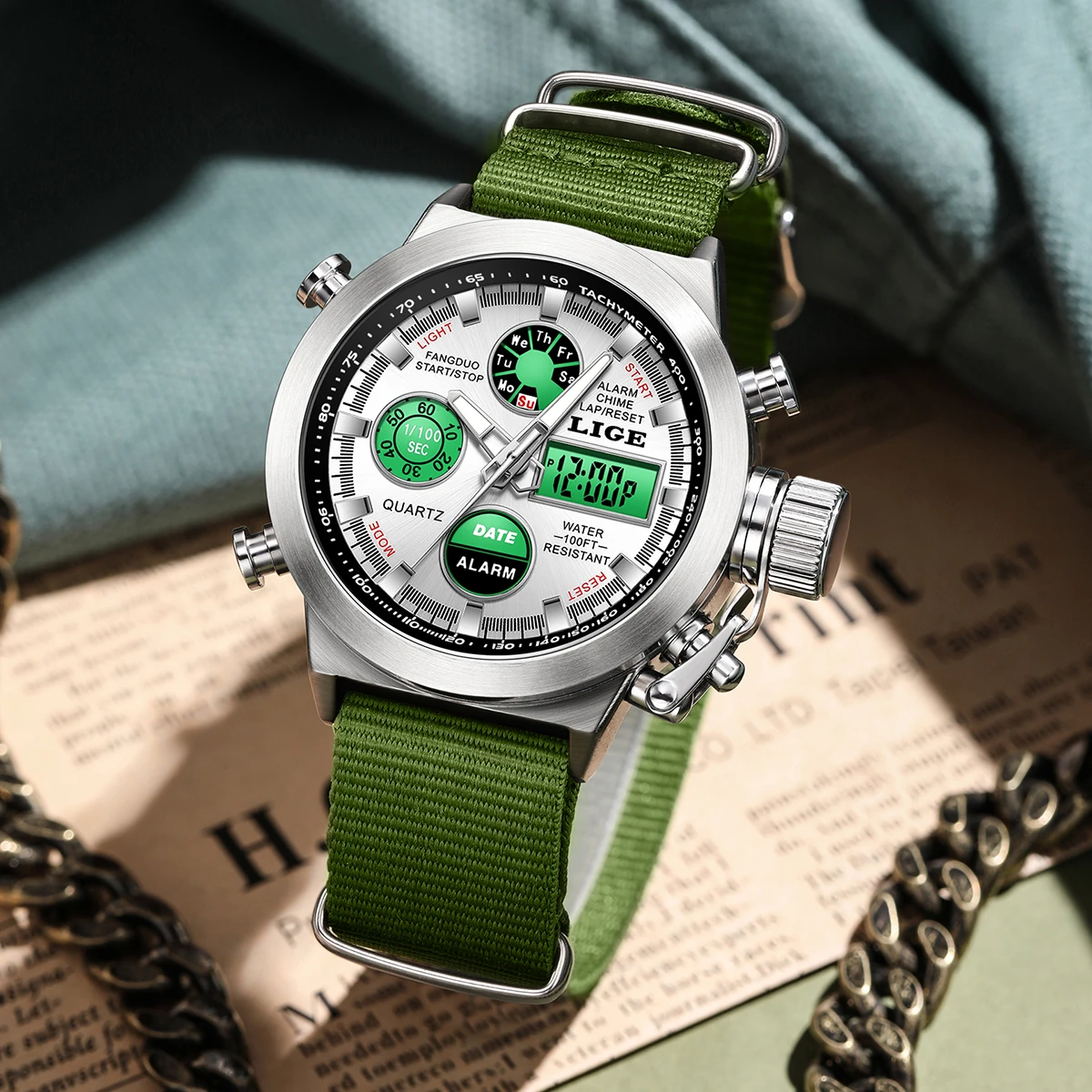 Relógio Masculino LIGE de Marc - Smartwatch Digital Watches For Men avaliação e preço