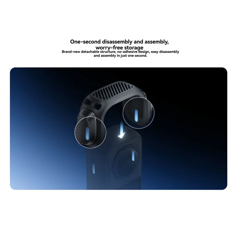 Insta360 X5 앞 유리 마이크 폼 홀더 Insta360 X5 용 바람 소음 감소 마운트 어쿠스틱 폼 스냅 홀더-BTFL