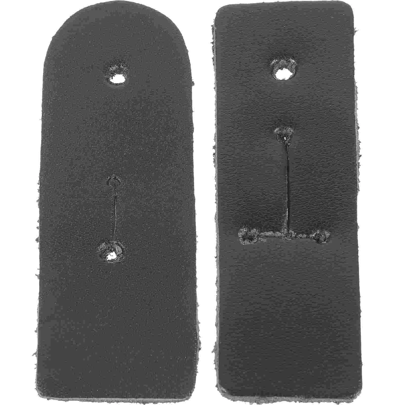 

2 Pcs Neck Strap Accessories Saxophone Thumb Pad Clarinet Replacement Tab Supplies Pu for Cling