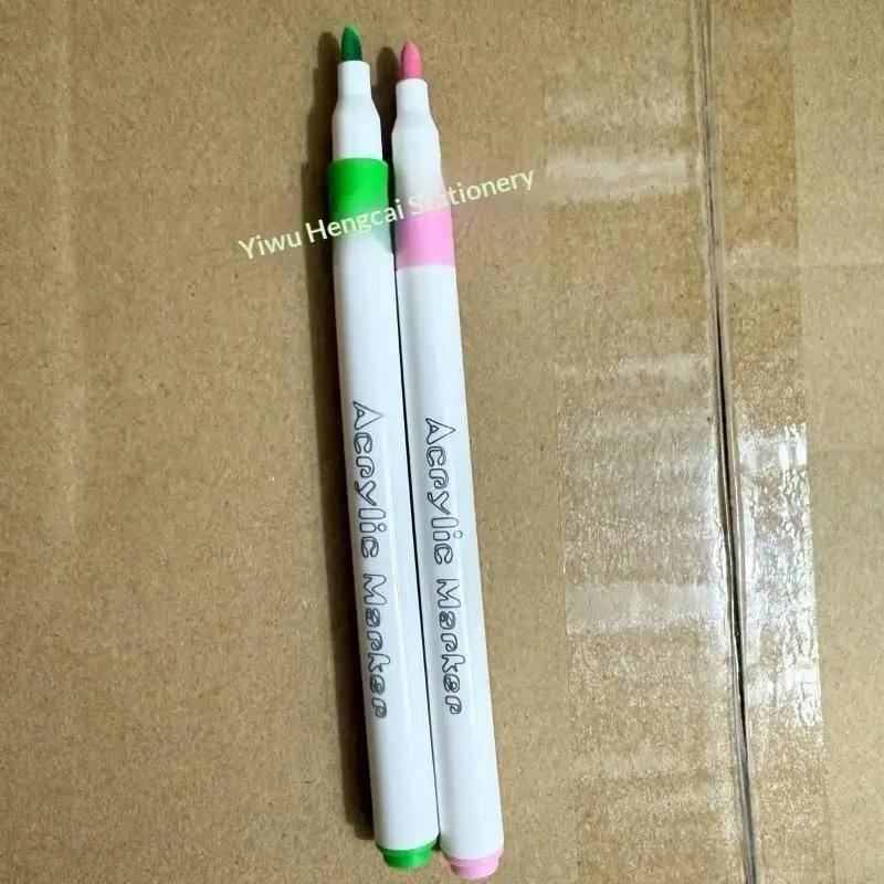 36 Colors Acrylic Marker Pen Set Washable Non Bleed Layable Art Paint Pens for Kids Coloring Drawing Gift