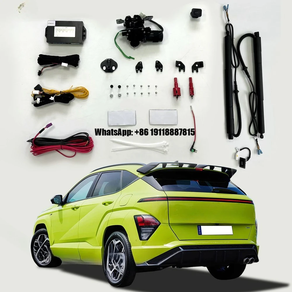 2019-2025+ for Kona Electric Tailgate Kit Dual Electric Struts Tailgate Electric Suction Lock Foot Kick Sensor Lossless