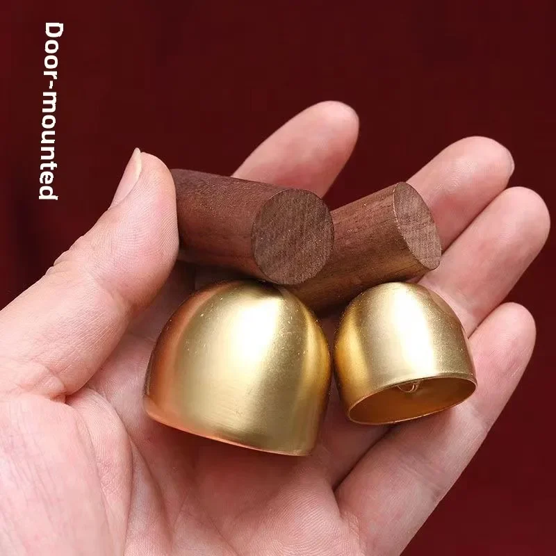 Wooden Doorbell Handmade Doorbell Japanese Style Door Opening Doorbell Dopamine Wind Chime Refrigerator