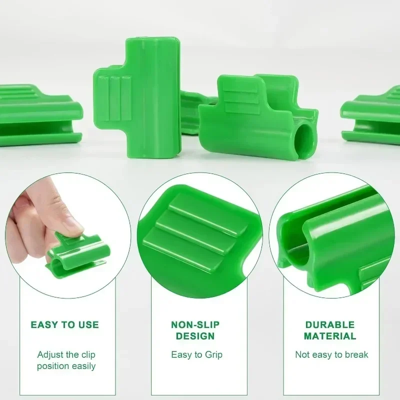20Pcs Green Laminating Clip, A Specialized Tool for Fixing Plastic Film During The Construction of Small Greenhouse Arches - view 5