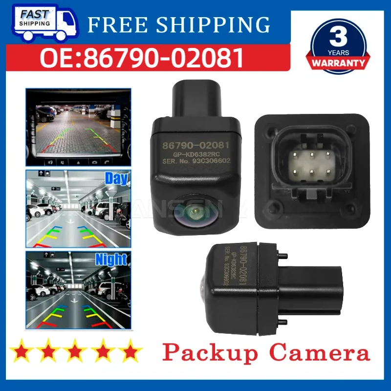 

Автомобильная вспомогательная камера 86790-02081 8679002081 Камера заднего вида для парковки заднего вида для Toyota Corolla 2014-2019, новинка