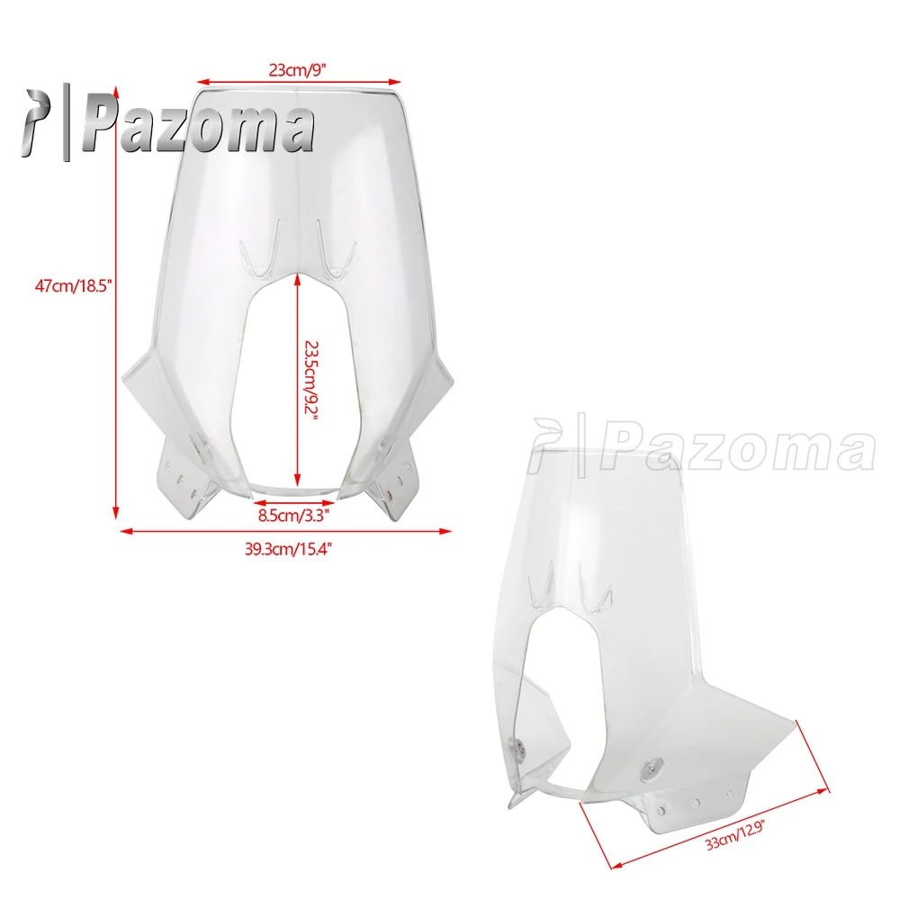 Fairing Windshield YM-4375-CL