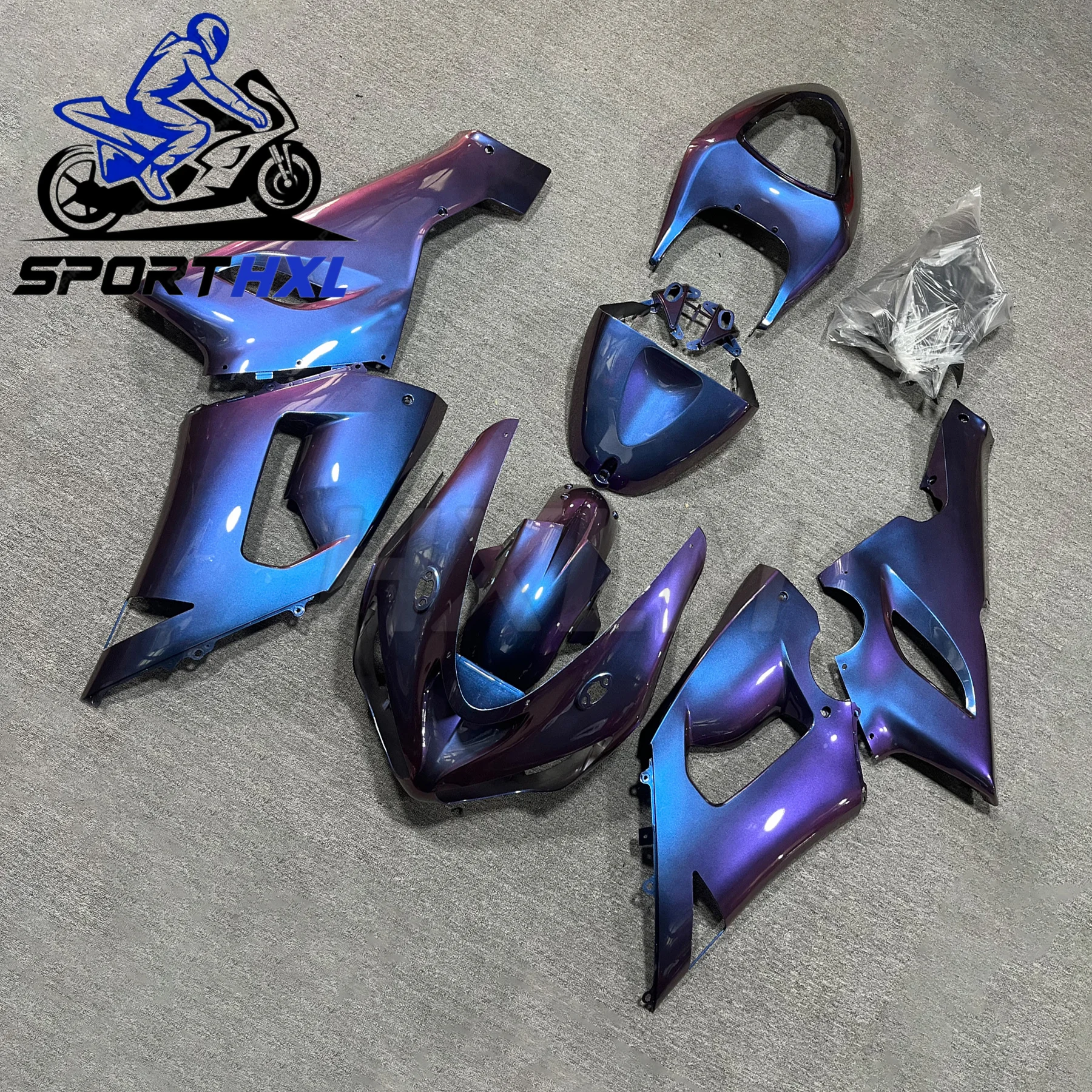 For Kawasaki ZX6R 636 05-06 Bodywork fairing Full fairing kit 2005 2006 Bodywork fairing kit Custom ABS Injection 2005-2006