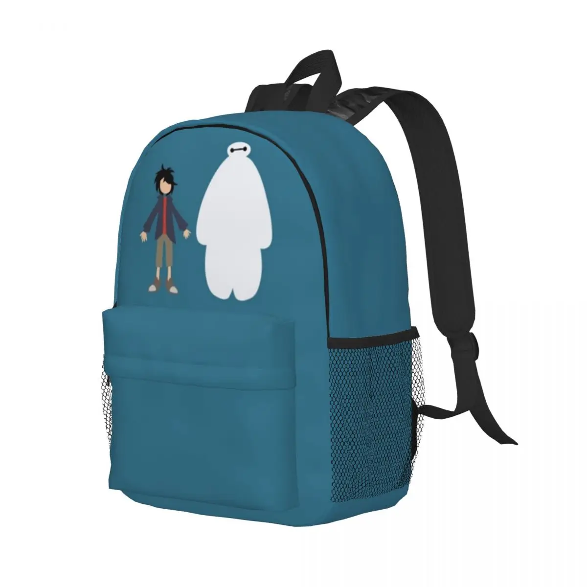 Big Hero 6 pour filles garçons sac à dos d'étudiant de grande capacité sac à dos léger et étanche 15 pouces