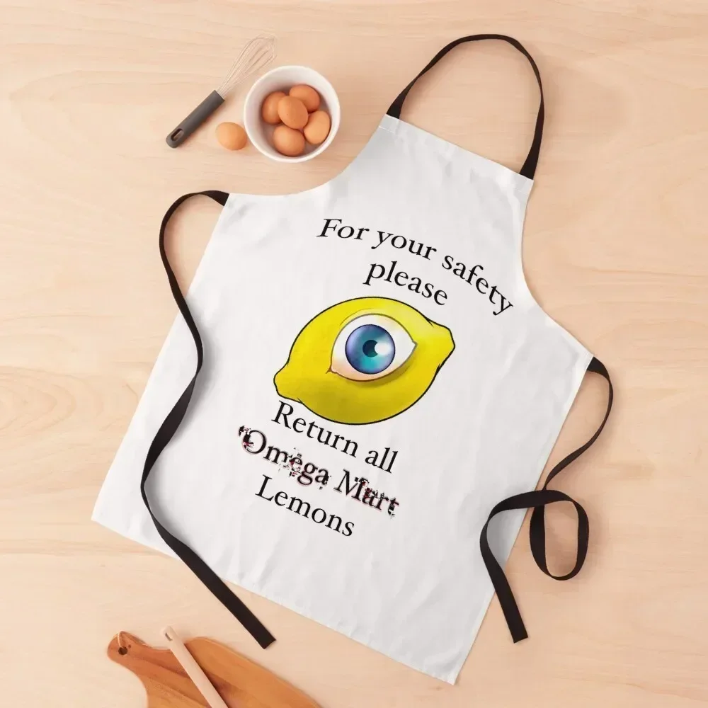 

Omega Mart Lemons Apron man chef uniform kindergarten teacher Restaurant for women with pocket Apron