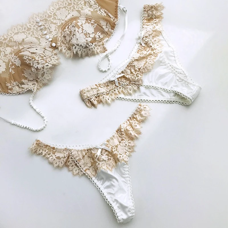 Women Sexy Lace Panties Low-Waist Briefs Thong Female Underwear G String Breathable Lingerie Temptation Embroidery Intimates