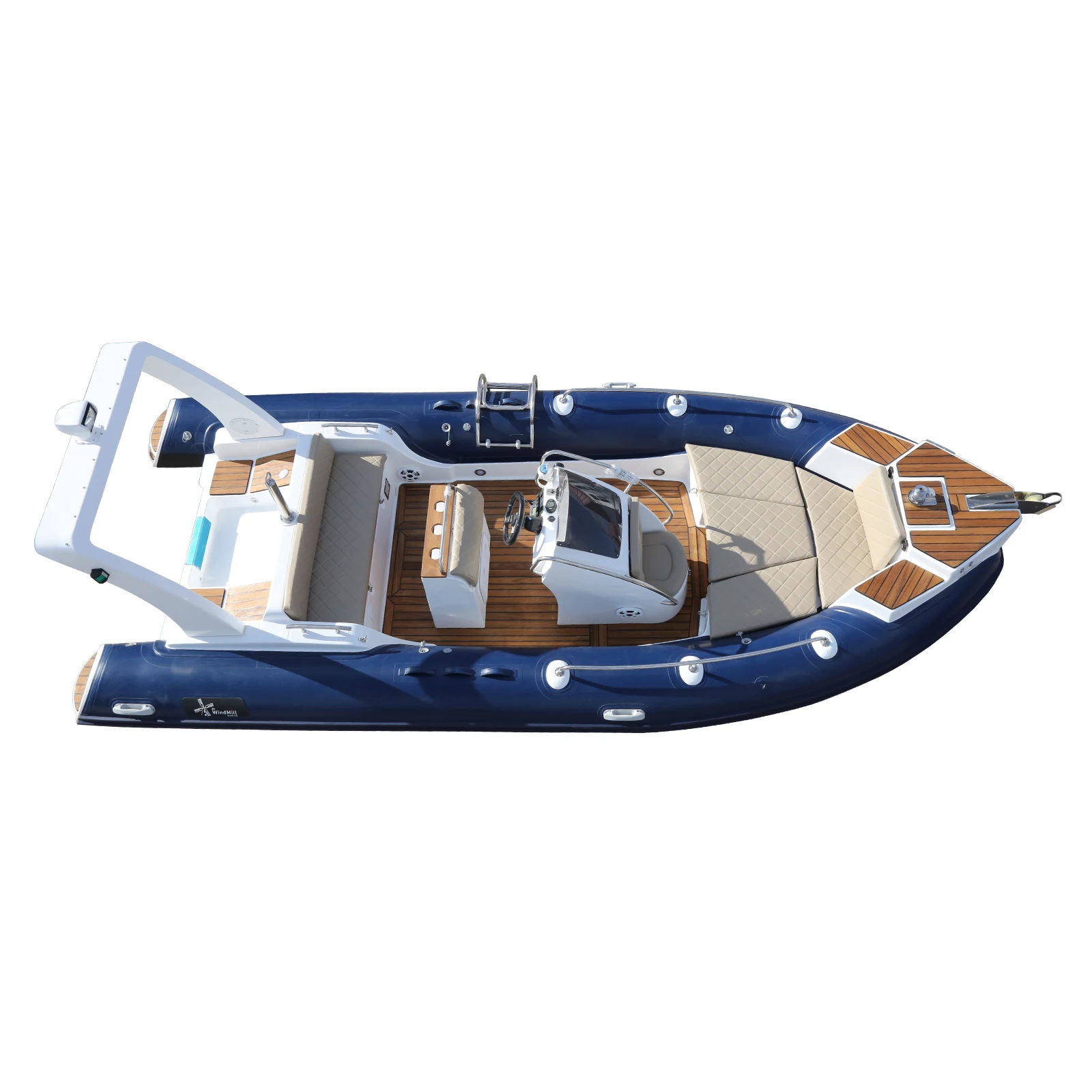 CE Certified Double Hull Racing Motor Boat RIB600 PVC Hypalon Inflatable Fiberglass Fishing Rib Drifting Outdoor Activity Engine