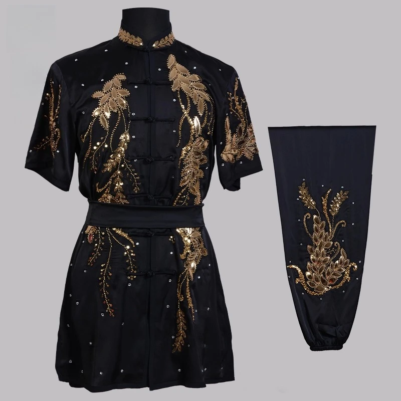 Custom Martial Arts Uniform Kung Fu Suit with Dragon Embroidery Southern Fist Long Fist Reinforced for KungFu Forms Competition
