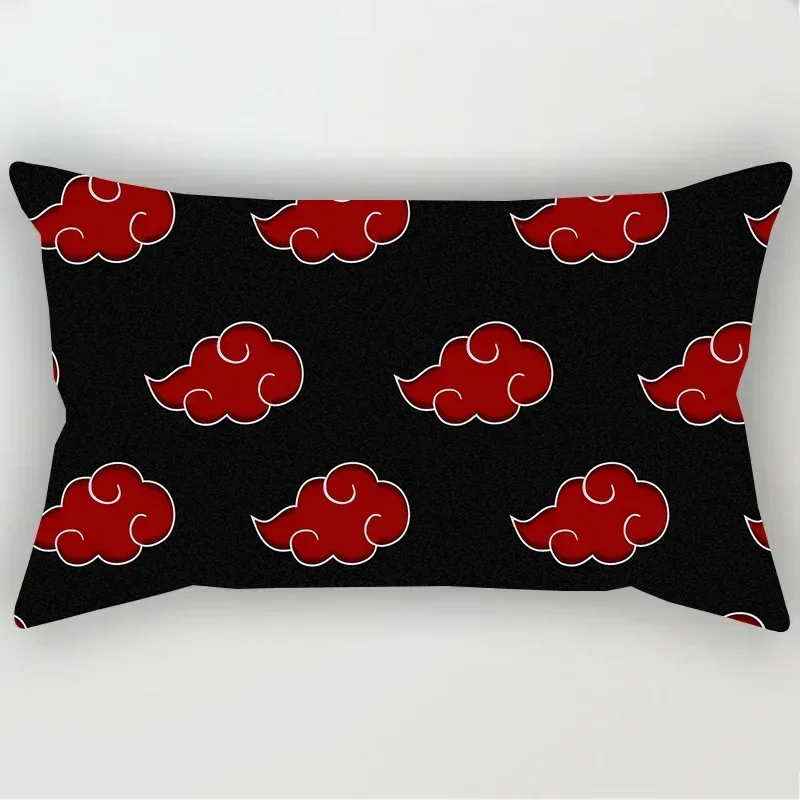 50CM Anime Uzumaki Uchiha Sasuke Kakashi Printed Pillowcase Living Room Sofa Car Decoration Pillow Cases Cushion Cover